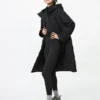 Abrigo largo holgado PUFFTECH para mujer Abrigo largo holgado PUFFTECH para mujer
