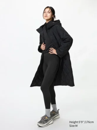 Abrigo largo holgado PUFFTECH para mujer