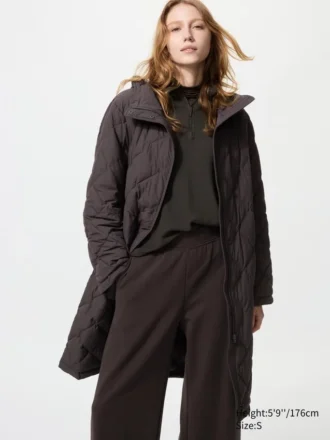 Abrigo largo holgado PUFFTECH para mujer