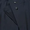 Abrigo largo sin cuello para mujer Abrigo largo sin cuello para mujer