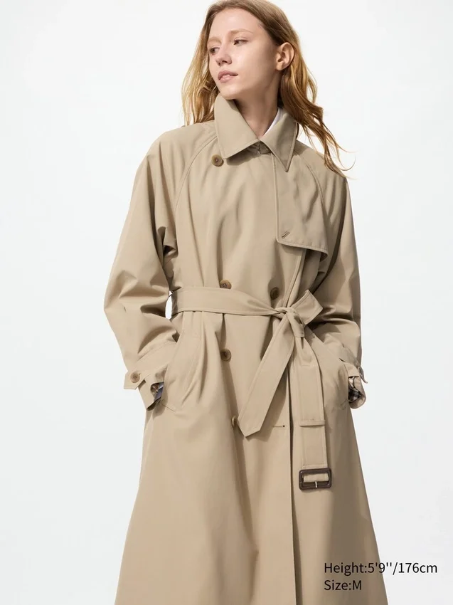 Abrigo tipo trench para mujer | Holgado Abrigo tipo trench para mujer | Holgado