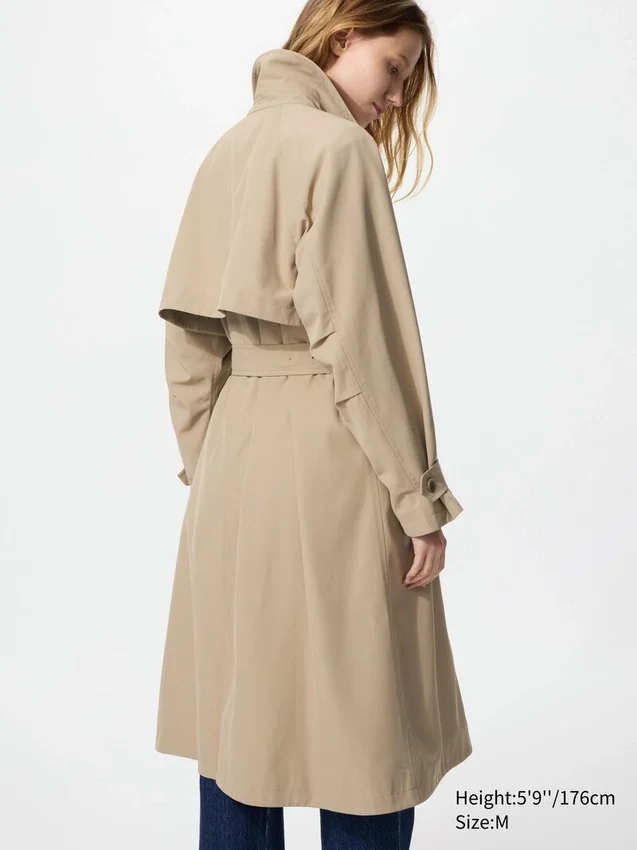 Abrigo tipo trench para mujer | Holgado Abrigo tipo trench para mujer | Holgado
