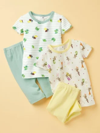 Baby Baby, la colección de libros ilustrados. Pijamas secos | Mangas cortas