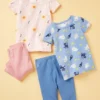 Baby Baby, la colección de libros ilustrados. Pijamas secos | Mangas cortas Baby Baby, la colección de libros ilustrados. Pijamas secos | Mangas cortas