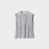 Blusa de algodón ligero con pinzas para mujer | Sin mangas | Estampada Blusa de algodón ligero con pinzas para mujer | Sin mangas | Estampada