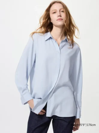 Blusa de rayón para mujer