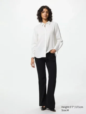 Blusa de rayón para mujer | A rayas