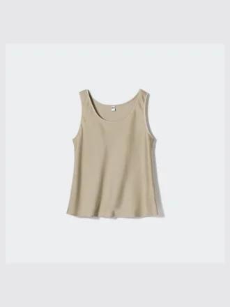 Blusa de satén para mujer | Sin mangas