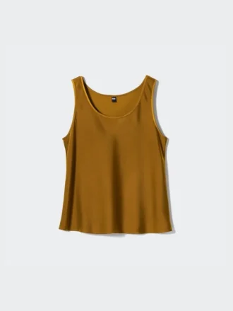 Blusa de satén para mujer | Sin mangas