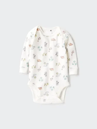 Body de camiseta de manga larga para bebé | Estampado