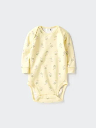 Body de camiseta de manga larga para bebé | Estampado