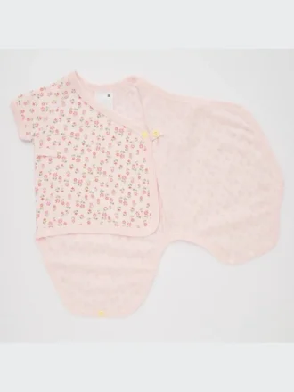 Body de mangas cortas Baby Joy of Print (Flores)