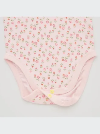 Body de mangas cortas Baby Joy of Print (Flores)