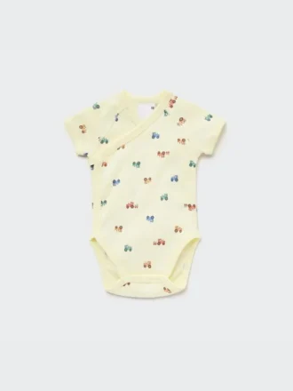 Body de mangas cortas Baby Joy of Print (Tractor)