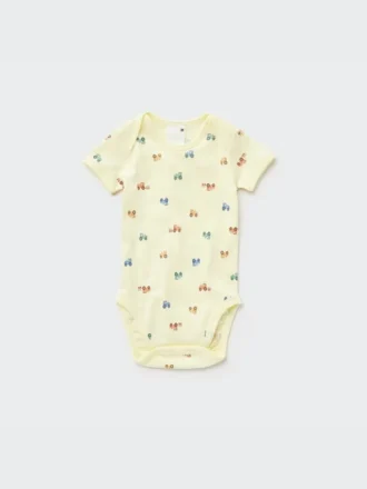 Body de mangas cortas Baby Joy of Print (Tractor)