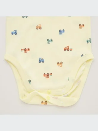 Body de mangas cortas Baby Joy of Print (Tractor)