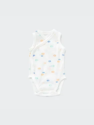 Body interior de malla de algodón Baby Joy of Print Body interior de malla de algodón Baby Joy of Print