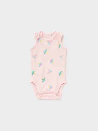 Body interior de malla de algodón Baby Joy of Print