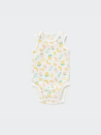 Body interior de malla de algodón Baby Joy of Print
