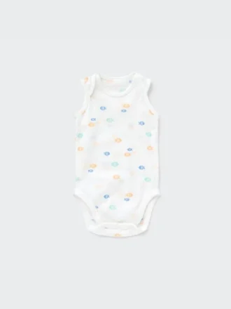 Body interior de malla de algodón Baby Joy of Print