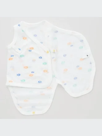 Body interior de malla de algodón Baby Joy of Print Body interior de malla de algodón Baby Joy of Print