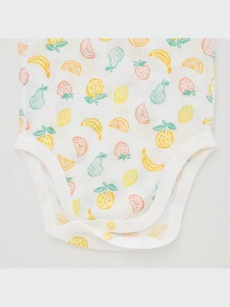 Body interior de malla de algodón Baby Joy of Print