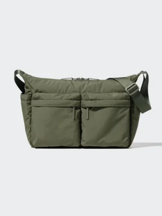 Bolso de hombro unisex con múltiples bolsillos