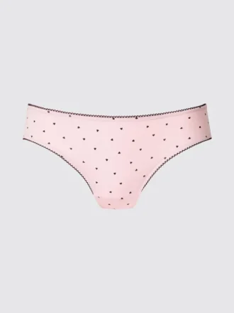 Braguitas de bikini de tiro medio para mujer | Corazón