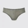 Braguitas de bikini de tiro medio para mujer | Gingham Braguitas de bikini de tiro medio para mujer | Gingham