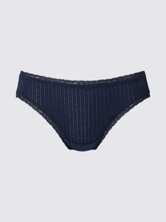 Braguitas de tiro medio para mujer | Pointelle