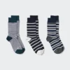 Calcetines a rayas para mujer | 3 pares Calcetines a rayas para mujer | 3 pares