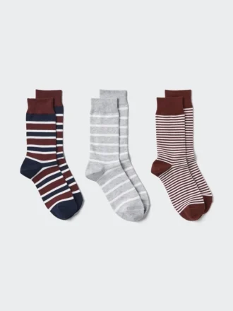 Calcetines a rayas para mujer | 3 pares
