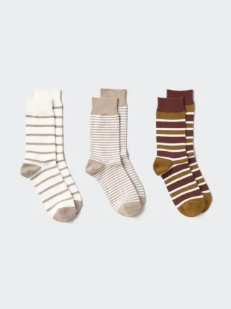 Calcetines a rayas para mujer | 3 pares