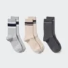 Calcetines acanalados para mujer | 3 pares | A rayas Calcetines acanalados para mujer | 3 pares | A rayas