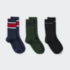 Calcetines acanalados para mujer | 3 pares | A rayas Calcetines acanalados para mujer | 3 pares | A rayas