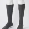Calcetines altos de hombre con canalé ancho