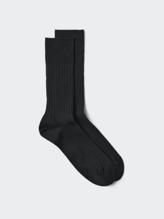 Calcetines anchos de canalé para hombre con mezcla de algodón Supima Cotton®
