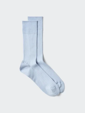 Calcetines anchos de canalé para hombre con mezcla de Supima Cotton®