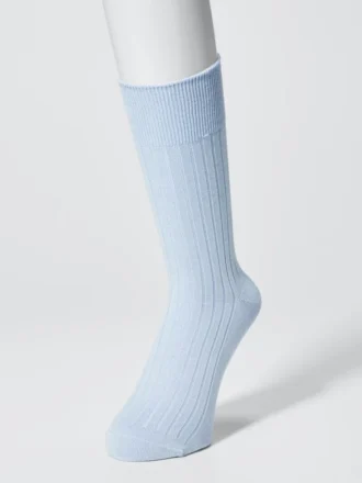 Calcetines anchos de canalé para hombre con mezcla de algodón Supima Cotton®