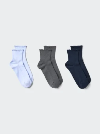 Calcetines con volantes para mujer | 3 pares