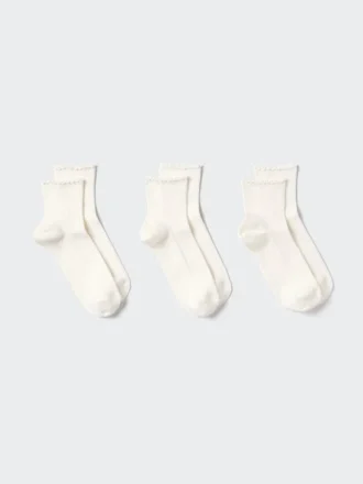 Calcetines con volantes para mujer | 3 pares