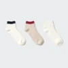 Calcetines cortos acanalados para mujer | 3 pares | A rayas