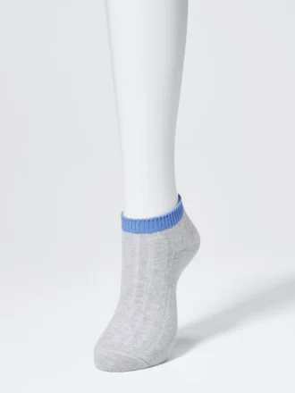 Calcetines cortos acanalados para mujer | 3 pares | A rayas Calcetines cortos acanalados para mujer | 3 pares | A rayas