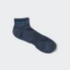 Calcetines cortos de felpa a rayas para hombre Calcetines cortos de felpa a rayas para hombre