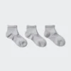Calcetines cortos de felpa para mujer | 3 pares | Acanalados Calcetines cortos de felpa para mujer | 3 pares | Acanalados