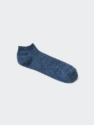 Calcetines cortos de hombre con efecto slub