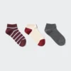 Calcetines cortos para mujer | 3 pares | A rayas