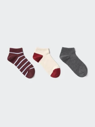 Calcetines cortos para mujer | 3 pares | A rayas