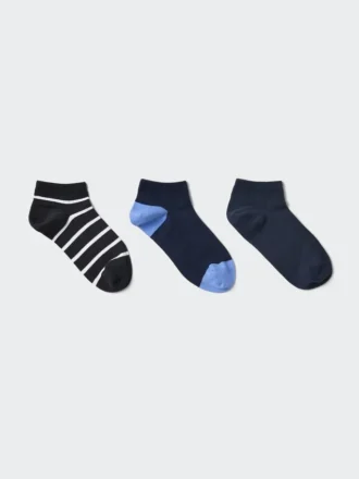 Calcetines cortos para mujer | 3 pares | A rayas Calcetines cortos para mujer | 3 pares | A rayas