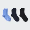 Calcetines cortos para mujer | 3 pares | Punto popcorn